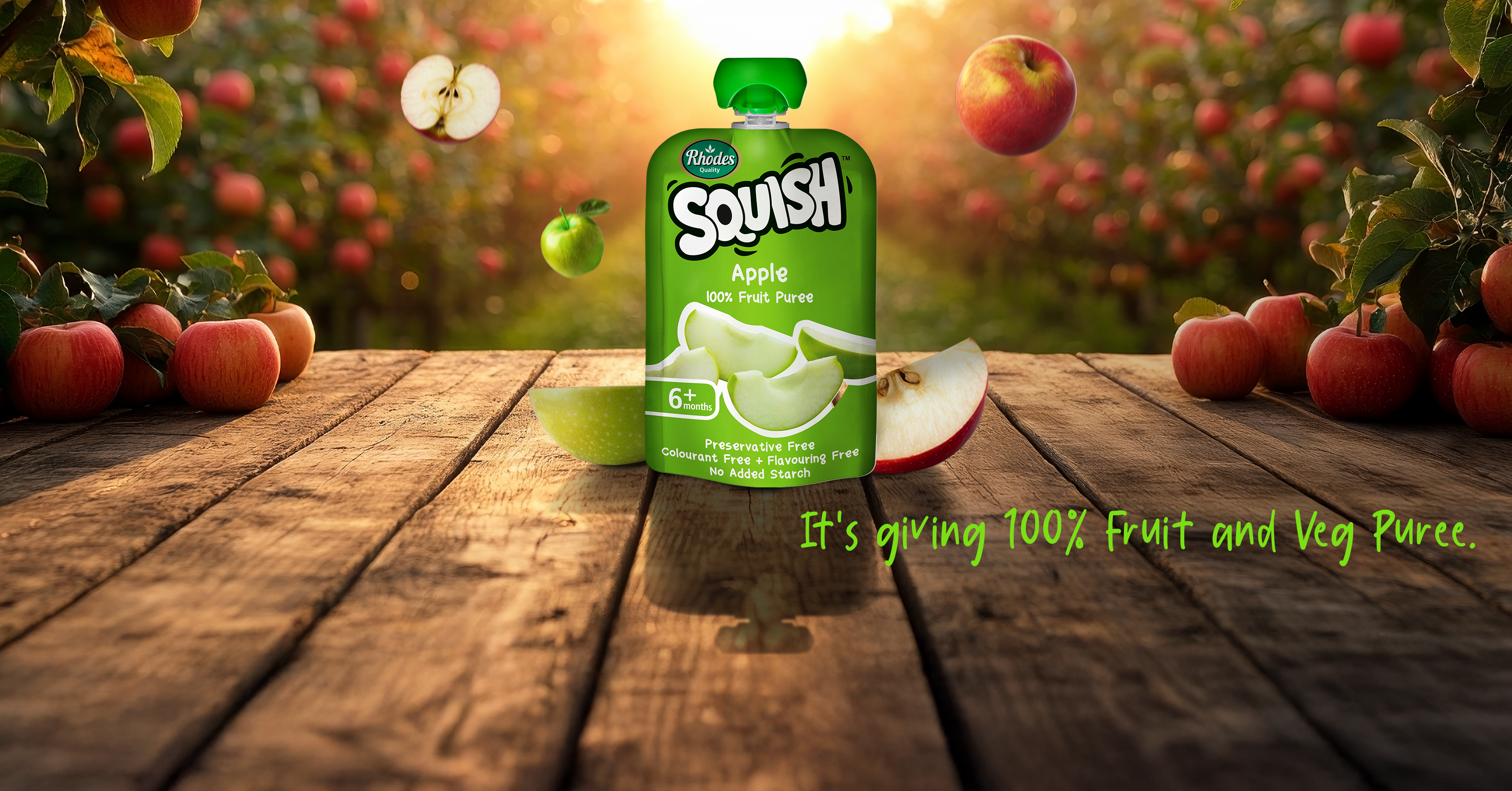 Squish Apple Fruit Puree