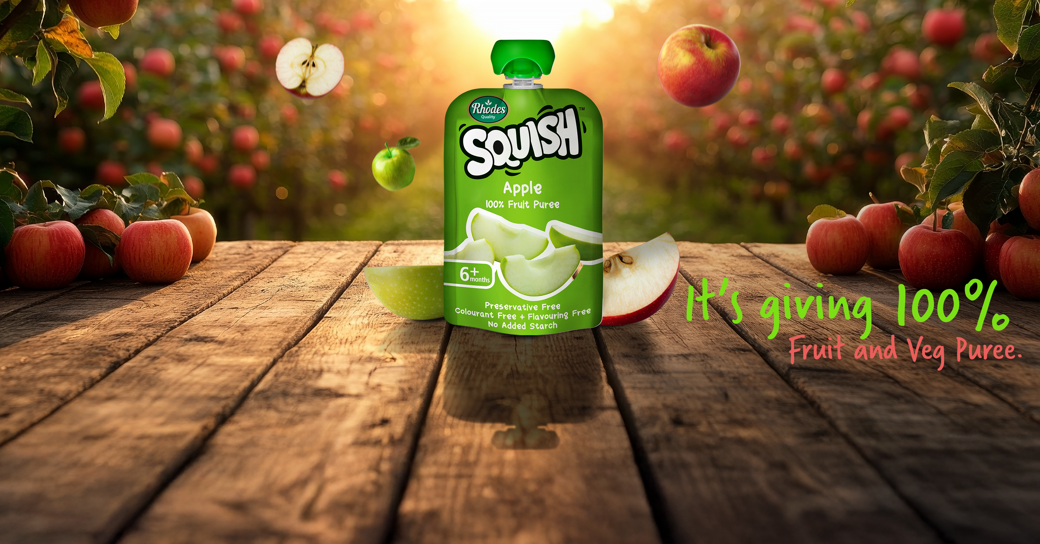 Squish Apple Fruit Puree